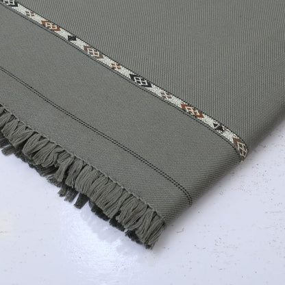 Swati Woolen Shawl Silver Grey